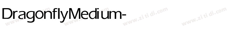 Dragonfly Medium字体转换